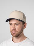 Бейсболка FLEXFIT арт. 500MT (бежевый / темно-синий)